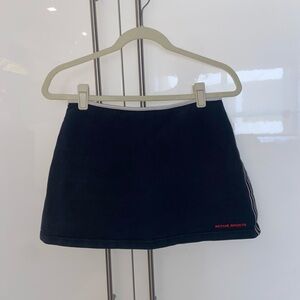 Navy Sporty Mini Skirt